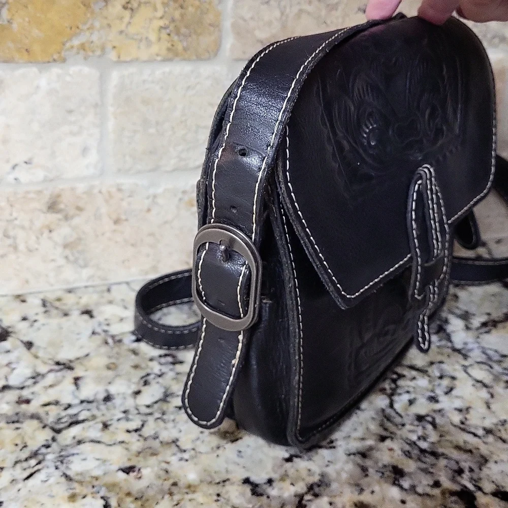 Patricia Nash Black Crossbody - Picture 2 of 12